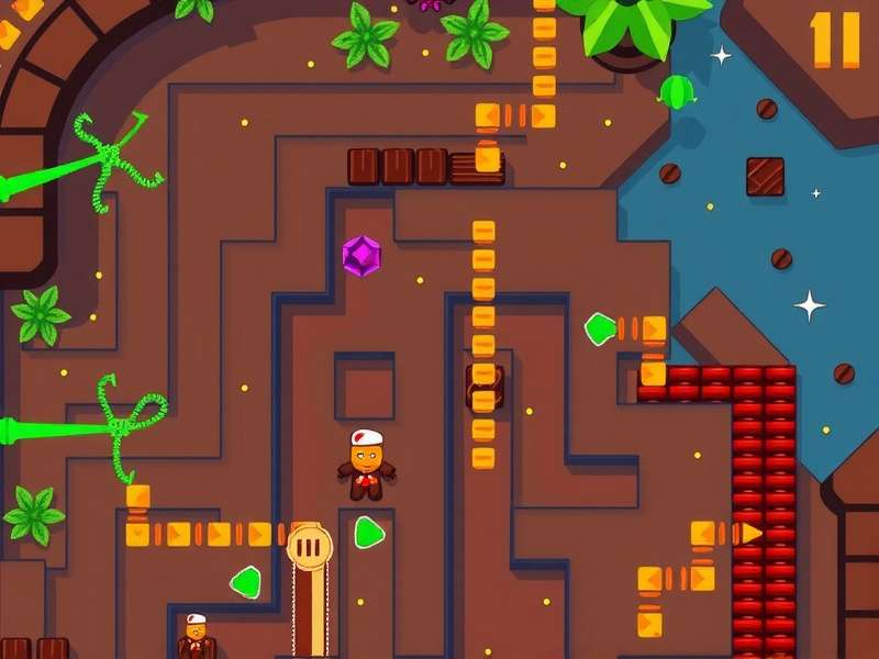 Choco Pixel Maze Runner Indian version with Hindi language support